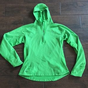 Nike 3/4 zip running hoodie